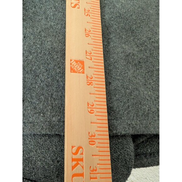 Luii Cardigan Womens Size Large Gray Wool Blend Collared Sleeveless Sweater - Picture 10 of 10